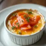 Savory crème brûlé